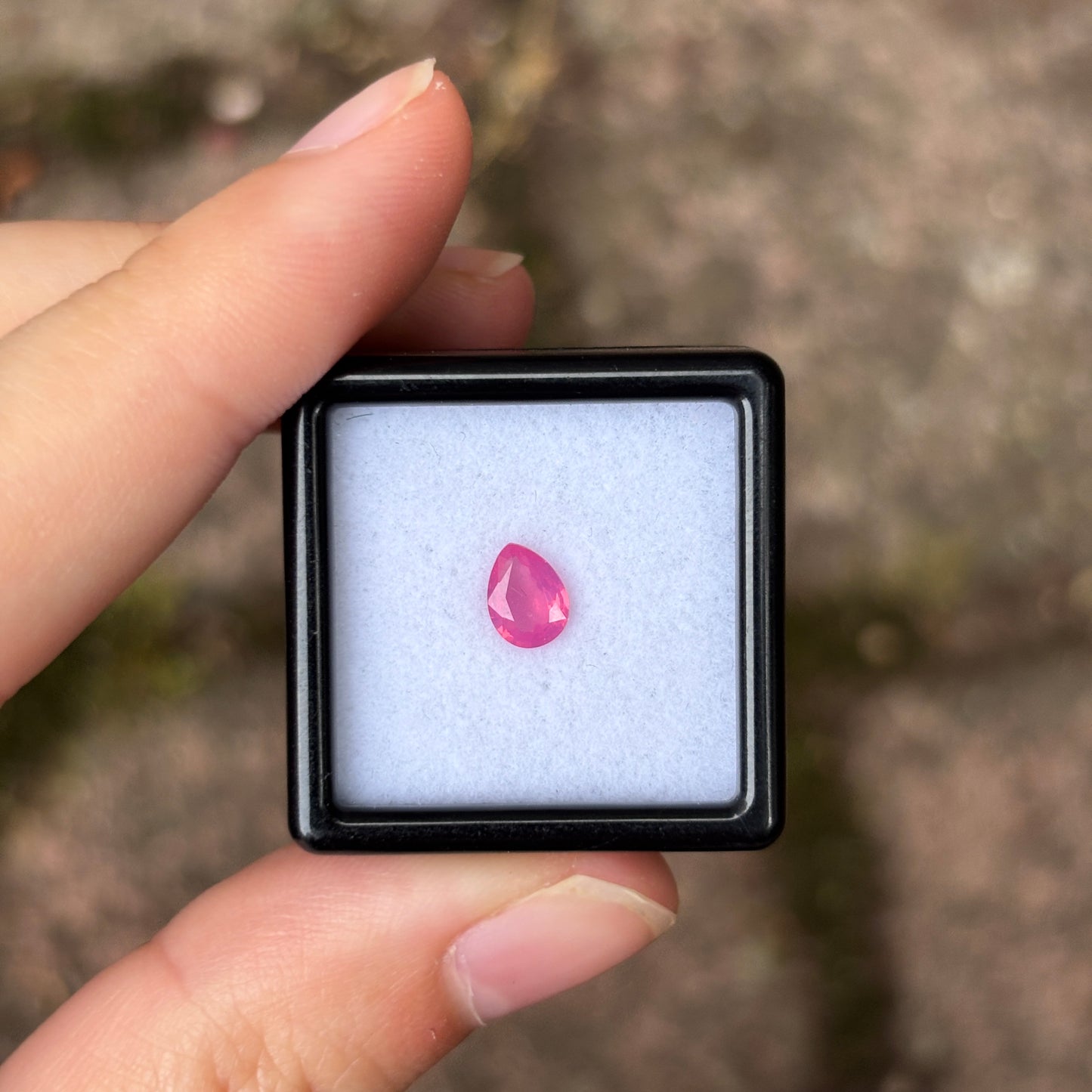 0.46ct Milky Pink Pear Spinel