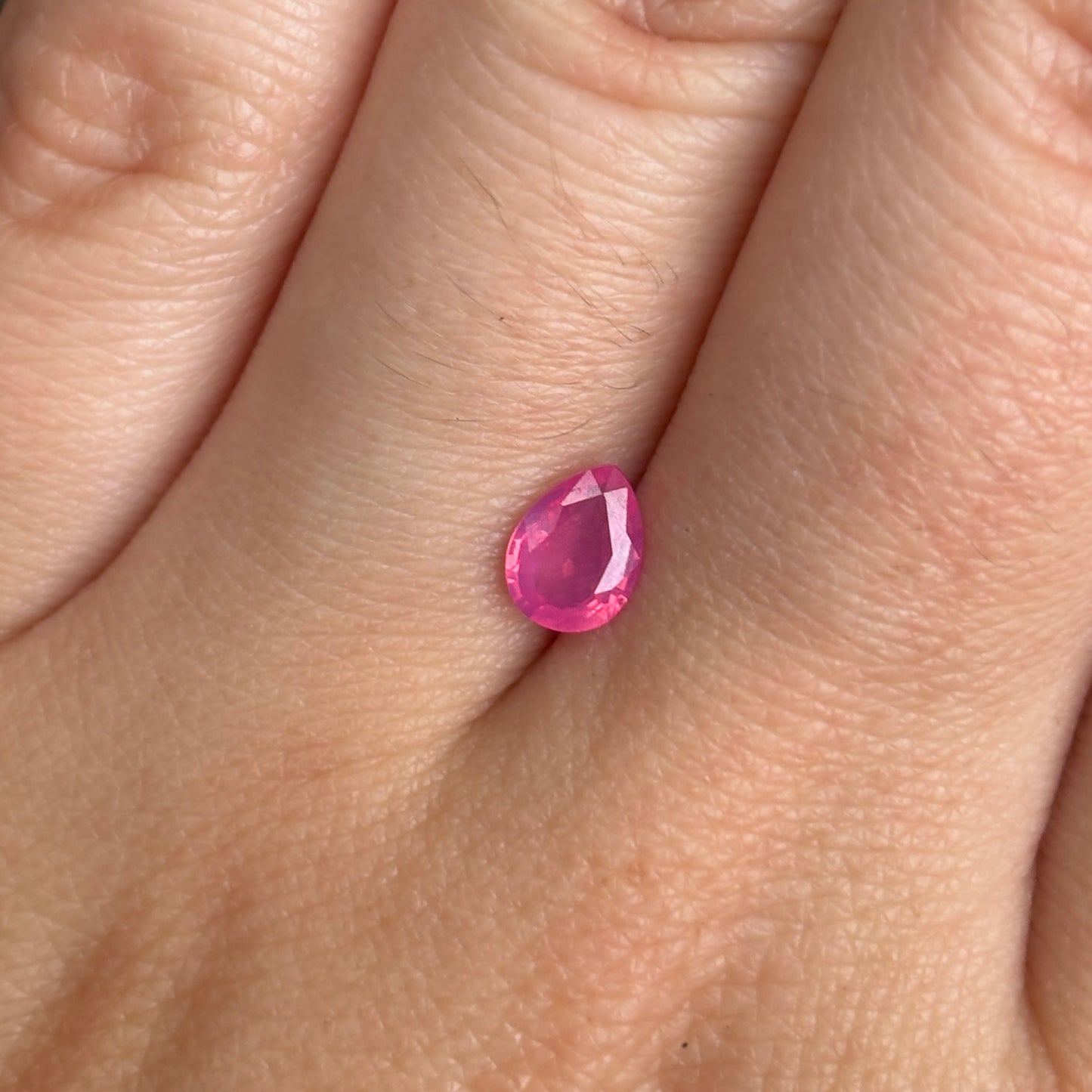 0.46ct Milky Pink Pear Spinel