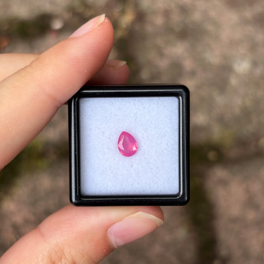 0.46ct Milky Pink Pear Spinel