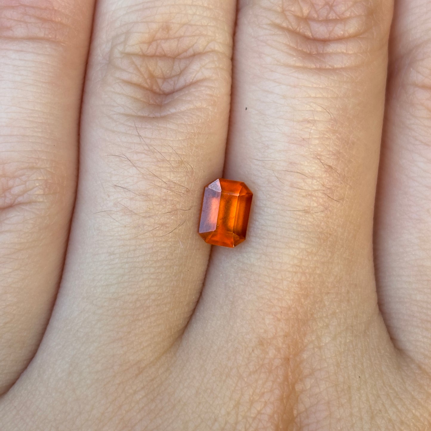 1.4ct Spessartite Garnet Emerald Cut