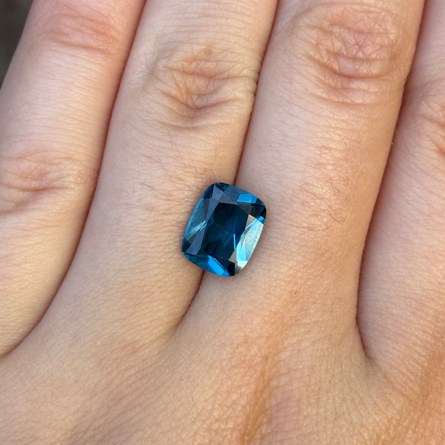 2.8ct Cushion Cut Blue Topaz