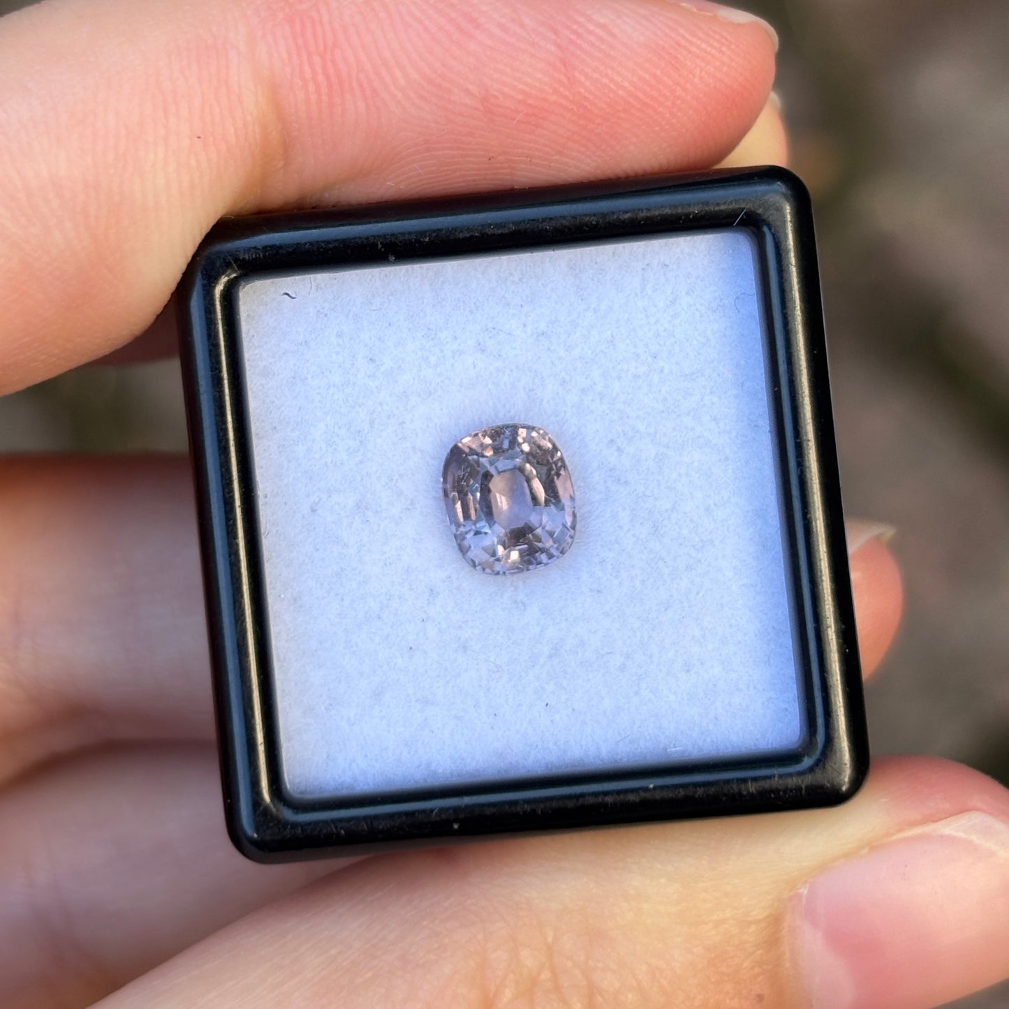 1.37ct Cushion Cut Lavender Spinel